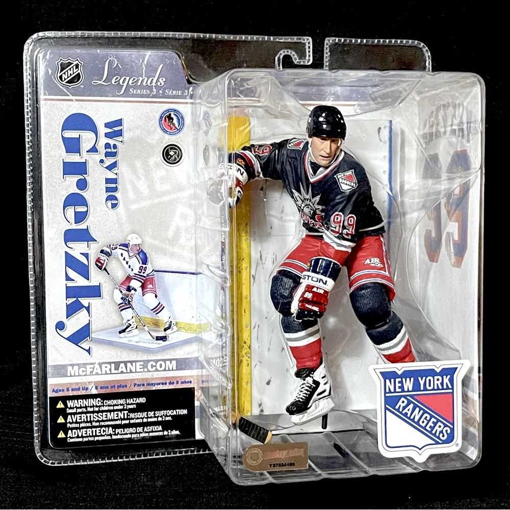 2006 McFarlane Legends Series 3 WAYNE GRETZKY Rangers Liberty Chase Figure